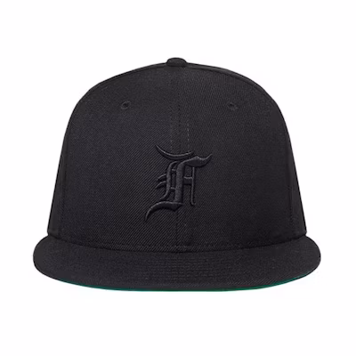 FOG New Era Fitted Cap Hat Matte Black
