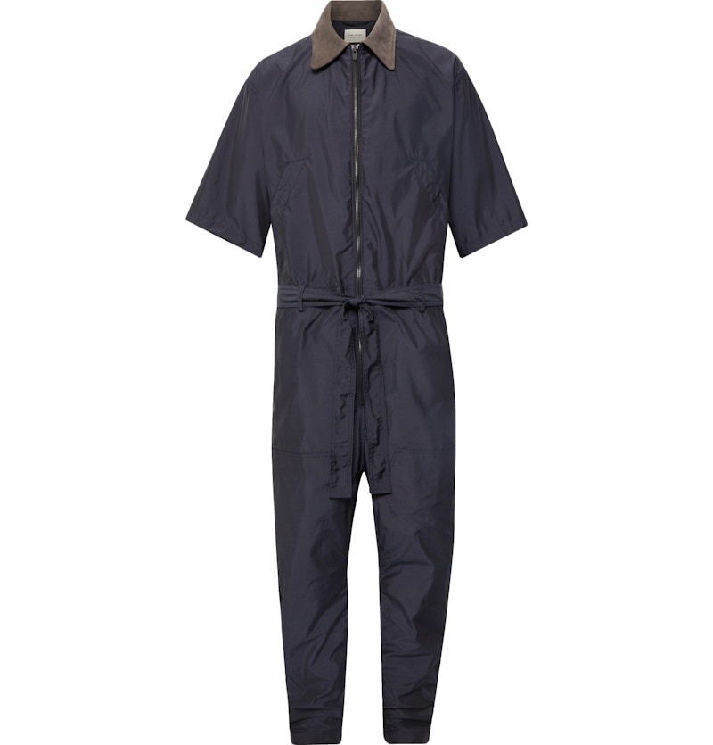 Fear of God Nylon Belted Jumpsuit Navy