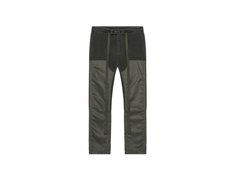 Fear of God Nylon Canvas Double Front Work Pants Forest Green/Army Green