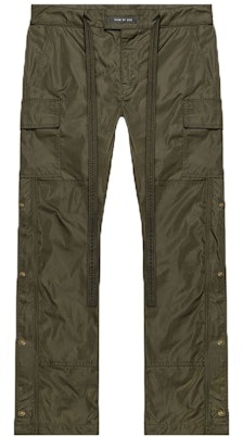 fear-of-god-nylon-cargo-pants-olive-green