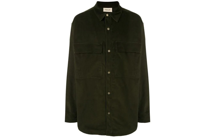 FOG Olive Green Chest Pocket Shirt Jacket Unisex FOG-SS20-116
