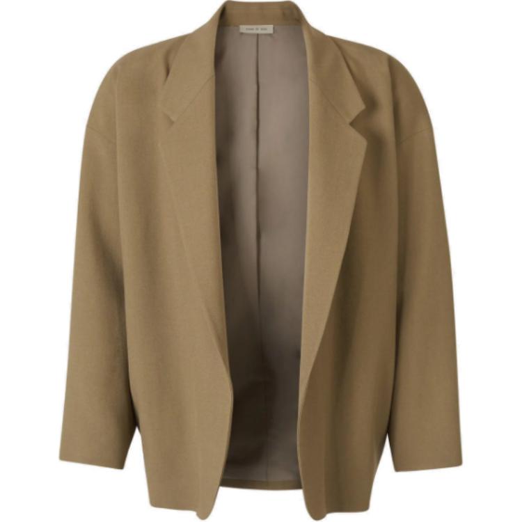 FOG Oversized Logo Patch Jacket Brown FG860074WOLWOVEN-245