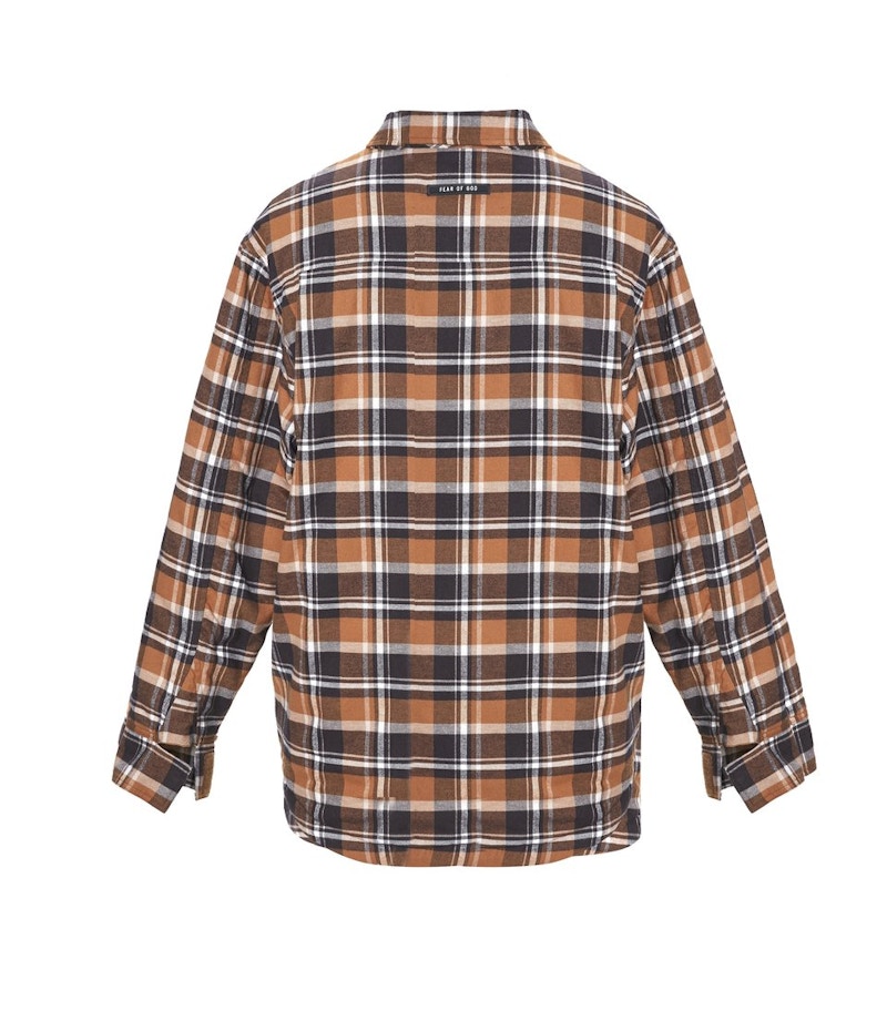 Order Camisa Chaqueta Cuadros Marrón Fear of God Flannel.