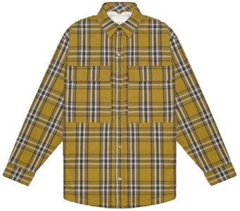 恐懼上帝格紋法蘭絨襯衫外套花園手套黃色格紋 Buy 恐懼上帝格紋法蘭絨襯衫外套花園手套黃色格紋