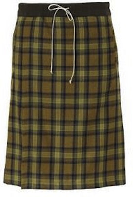 Fear of God Rok Kotak-Kotak Kuning Plaid Buy Fear of God Rok Kotak-Kotak Kuning Plaid