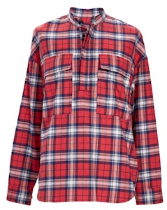 Fear of God Kemeja Henley Kotak Merah/Putih/Biru Navy Buy Fear of God Kemeja Henley Kotak Merah/Putih/Biru Navy