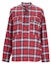 Buy Fear of God Plaid Pullover Henley Shirt Red/White/Navy