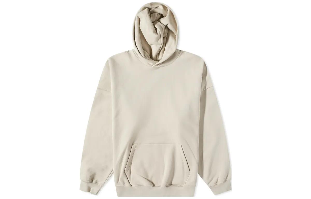 FOG Plain Beige Pullover Hoodie Long Sleeve FGE50004AFLC-024