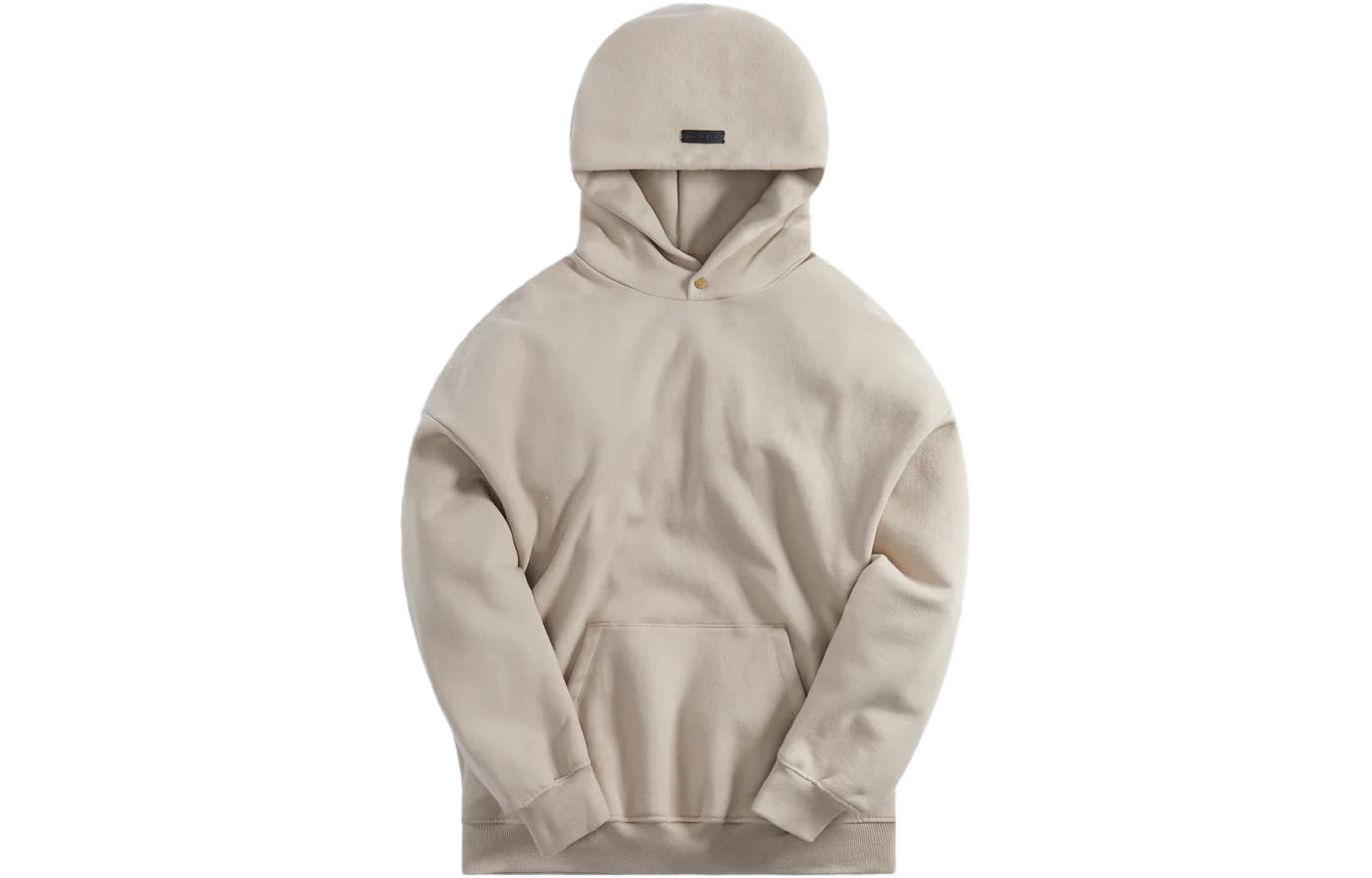 FOG Plain Letter Hoodie Gray Beige FGE50004AFLCBEI