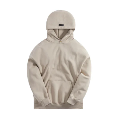 FOG Plain Letter Hoodie Gray Beige FGE50004AFLCBEI