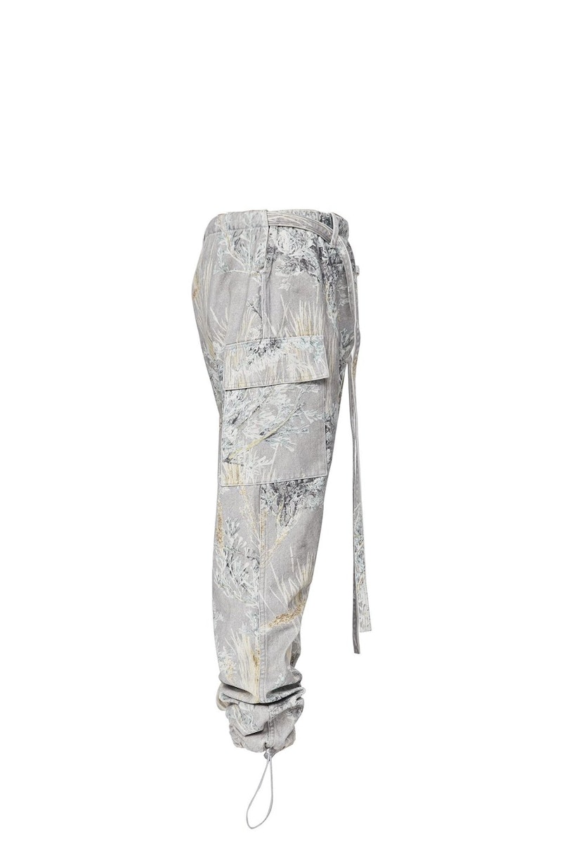 Order Fear of God Seluar Bull Denim Jiu Jitsu Cetakan Ghost Camo