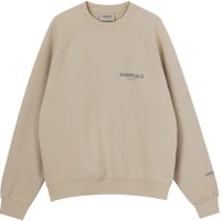 Fear of God Pullover Crewneck Logo Print String/Tan Unisex Heavyweight Sweatshirt FOG-FW21-224 Fear of God Pullover Crewneck Logo Print String/Tan Unisex Heavyweight Sweatshirt FOG-FW21-224