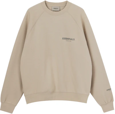 Fear of God Pullover Crewneck Logo Tan Sweatshirt Unisex Berat. FOG-FW21-224 Buy Fear of God Pullover Crewneck Logo Tan Sweatshirt Unisex Berat. FOG-FW21-224