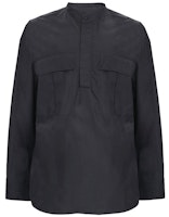 Fear of God Pullover Henley Dad Shirt Black Fear of God Pullover Henley Dad Shirt Black