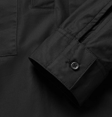 Fear of God Pullover Henley Dad Shirt Black Lookbook Fear of God Pullover Henley Dad Shirt Black