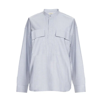 FOG Pullover Henley Grey Stripe