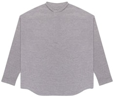 Fear of God Pullover Henley Shirt Heather Grey Fear of God Pullover Henley Shirt Heather Grey
