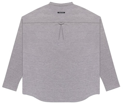 Fear of God Pullover Henley Shirt Heather Grey Order Fear of God Pullover Henley Shirt Heather Grey