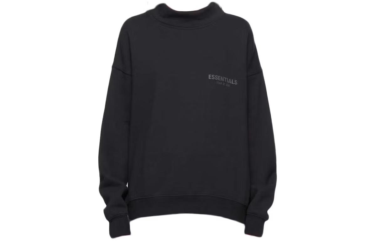 FOG Pullover Mockneck Sweatshirt Navy Blue Unisex Heavyweight Crewneck 192250500236041