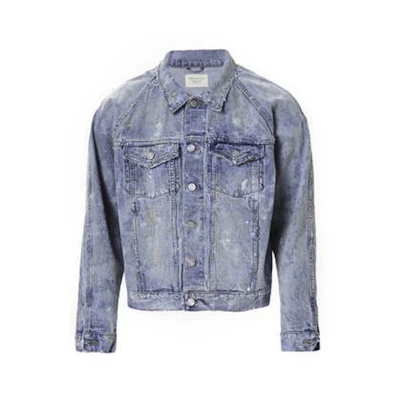 FOG Raglan Indigo Denim Romper Trucker Jacket Romper