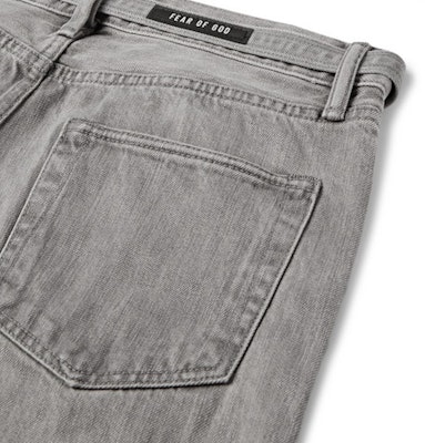 Fear of God Relaxed Fit Denim Jeans God Grey Lookbook Fear of God Relaxed Fit Denim Jeans God Grey