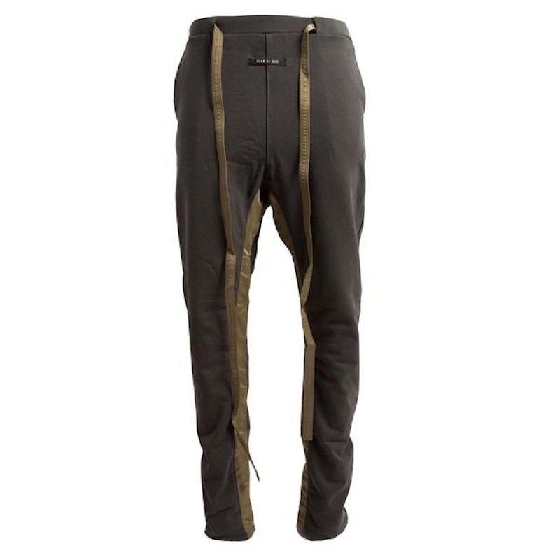 Fear of God Relaxed Nylon Trimmed Sweatpants Seaweed