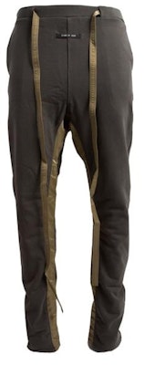 Fear of God Relaxed Nylon Trimmed Sweatpants Seaweed Buy Fear of God Relaxed Nylon Trimmed Sweatpants Seaweed