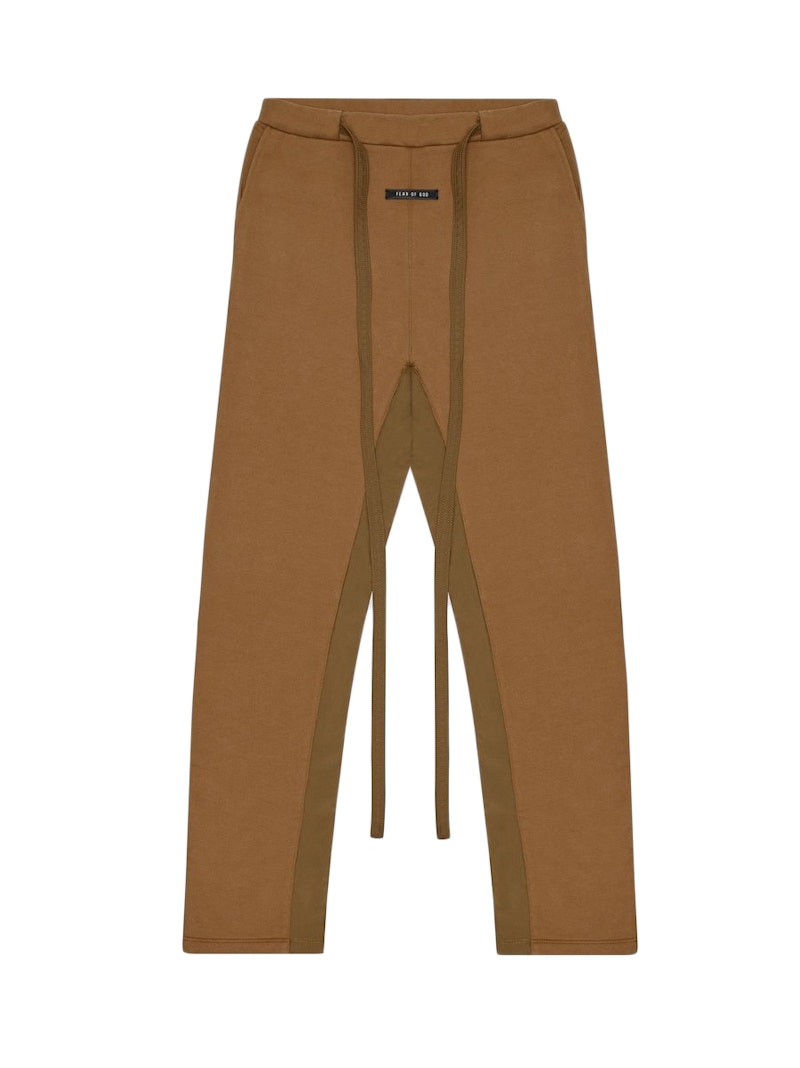 Fear of God Relaxed Nylon Trimmed Sweatpants Tan/Beige
