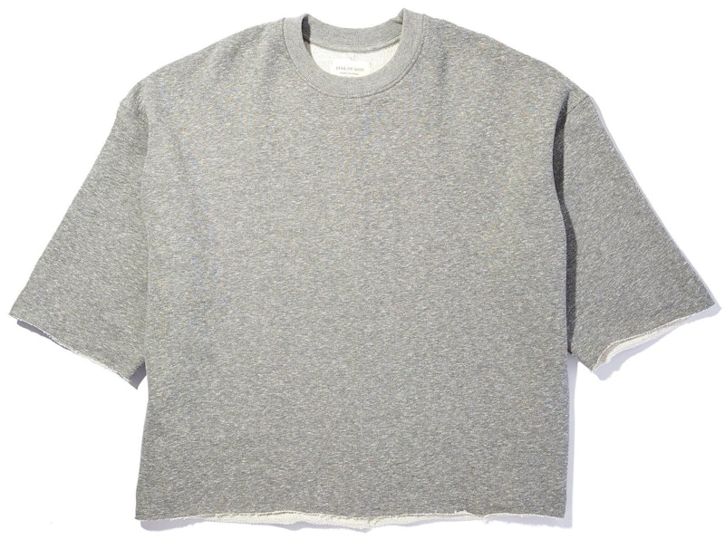 Fear of God S/S Crewneck Sweatshirt Heather Grey