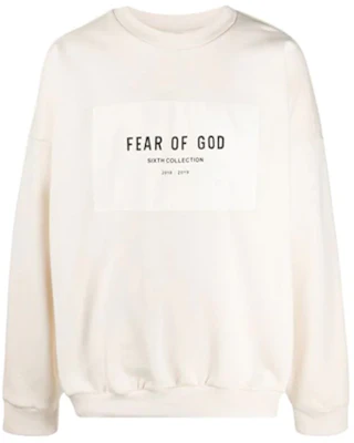 Fear of God Season 6 White Crewneck Pullover Sweatshirt Unisex FOG-SS20-113 Buy Fear of God Season 6 White Crewneck Pullover Sweatshirt Unisex FOG-SS20-113