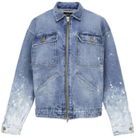Fear of God Selvedge Denim Painters Work Jacket Vintage Indigo Fear of God Selvedge Denim Painters Work Jacket Vintage Indigo