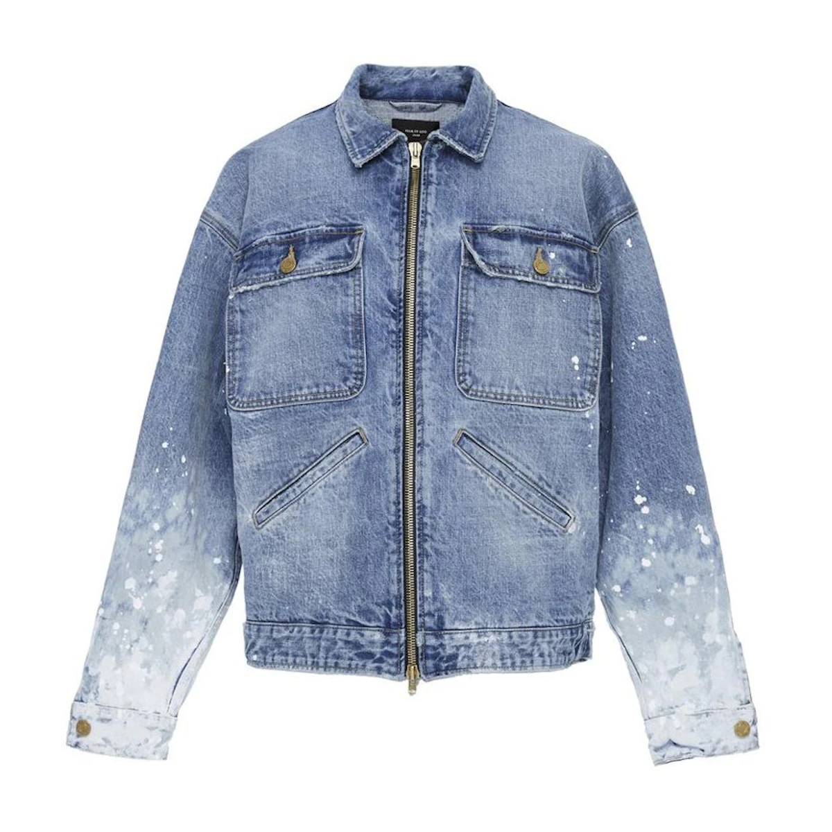 Buy Fear of God Selvedge Denim Painters Work Jacket Vintage Indigo