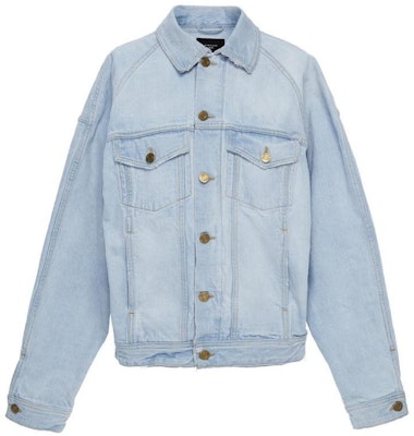 Fear of God Selvedge Denim Trucker Jacket Light Indigo Buy Fear of God Selvedge Denim Trucker Jacket Light Indigo