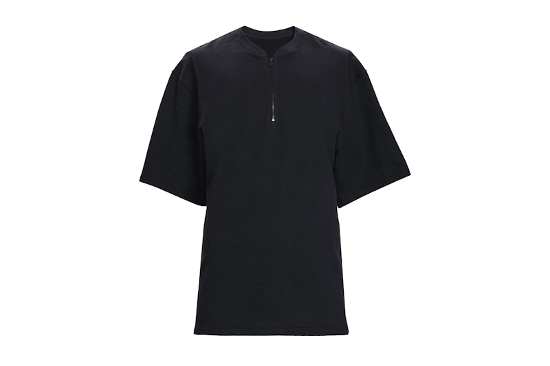Fear of God Short Sleeve Half Zip T-Shirt Vintage Black
