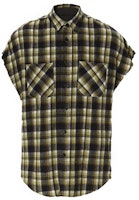 Fear of God Sleeveless Flannel Brown Fear of God Sleeveless Flannel Brown