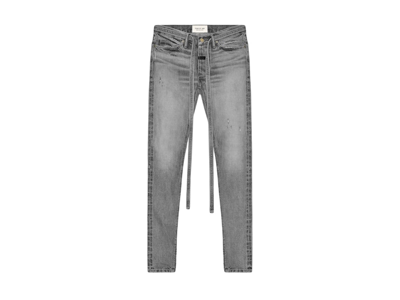 Buy Fear of God Slim Denim Jeans Kelabu Tuhan