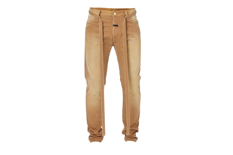 Fear of God Slim Denim Jeans Rust