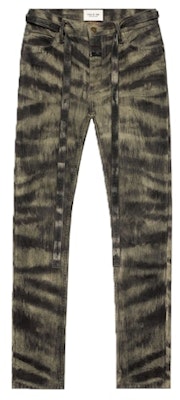 Fear of God Slim Jeans Denim Motif Zebra Buy Fear of God Slim Jeans Denim Motif Zebra