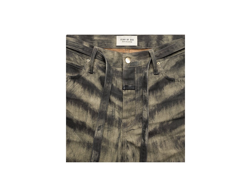 Lookbook Fear of God 修身牛仔裤 斑马条纹