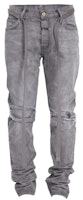 Fear of God Slim Fit Distressed Denim Jeans God Grey Fear of God Slim Fit Distressed Denim Jeans God Grey