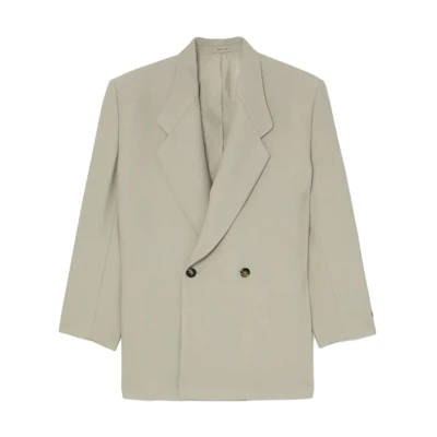 FOG Solid Beige Long Sleeve Blazer Jacket FGE60215GRB024