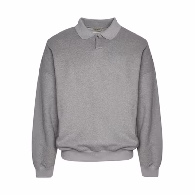 FOG Solid Color Polo Collar Oversized Sweatshirt Men FGE50-025FLC033