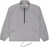 Fear of God SS20 Duck Silver Reflective Logo Half-Zip Windbreaker Jacket Silver FOG-SS20-301 Fear of God SS20 Duck Silver Reflective Logo Half-Zip Windbreaker Jacket Silver FOG-SS20-301
