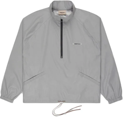 Fear of God SS20 鸭舌银反光标志半拉链风衣夹克 银色 FOG-SS20-301 Buy Fear of God SS20 鸭舌银反光标志半拉链风衣夹克 银色 FOG-SS20-301