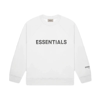 FOG SS20 Sports Shorts White Heavyweight Letter Print Sweatshirt Unisex FOG-SS20-103