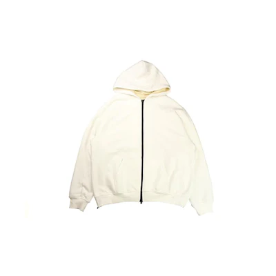 FOG SS20 White Thermal Zip Hoodie Unisex Heavyweight Streetwear FOG-SS20-239