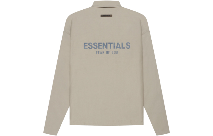 Fear of God SS21 Coaches Jacket Goat Moss Button-Up Windbreaker Unisex Moss Green FOG-SS21-643