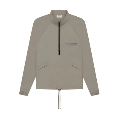 FOG SS21 Half Zip Track Jacket Taupe Unisex Windproof Sports Jacket FOG-SS21-648