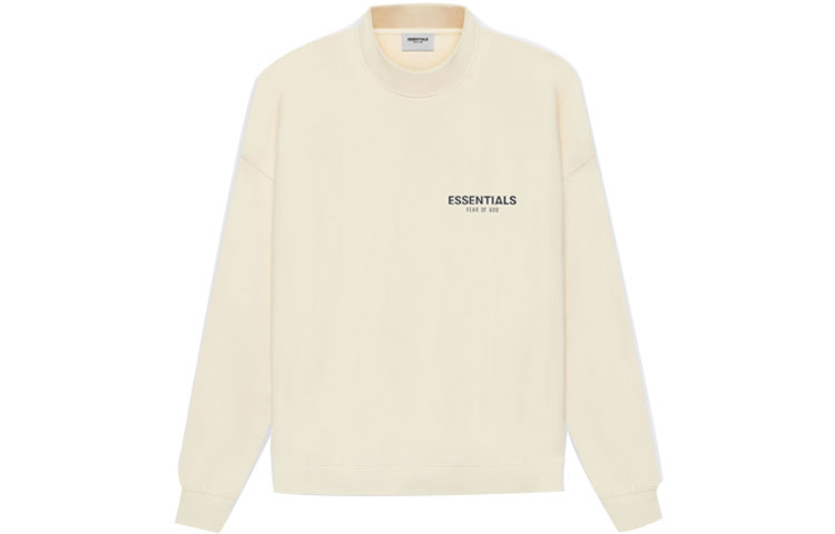 FOG SS21 Mockneck Pullover Buttercream/Cream Heavyweight Sweatshirt Unisex FOG-SS21-555