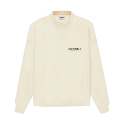 FOG SS21 Mockneck Pullover Buttercream/Cream Heavyweight Sweatshirt Unisex FOG-SS21-555